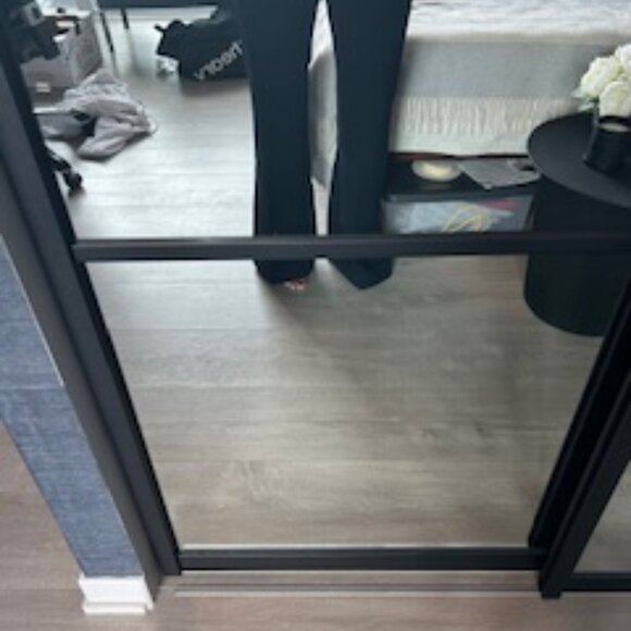 Club Monaco Navy Wide Leg Trendy Dress Pants - Picture 6 of 7